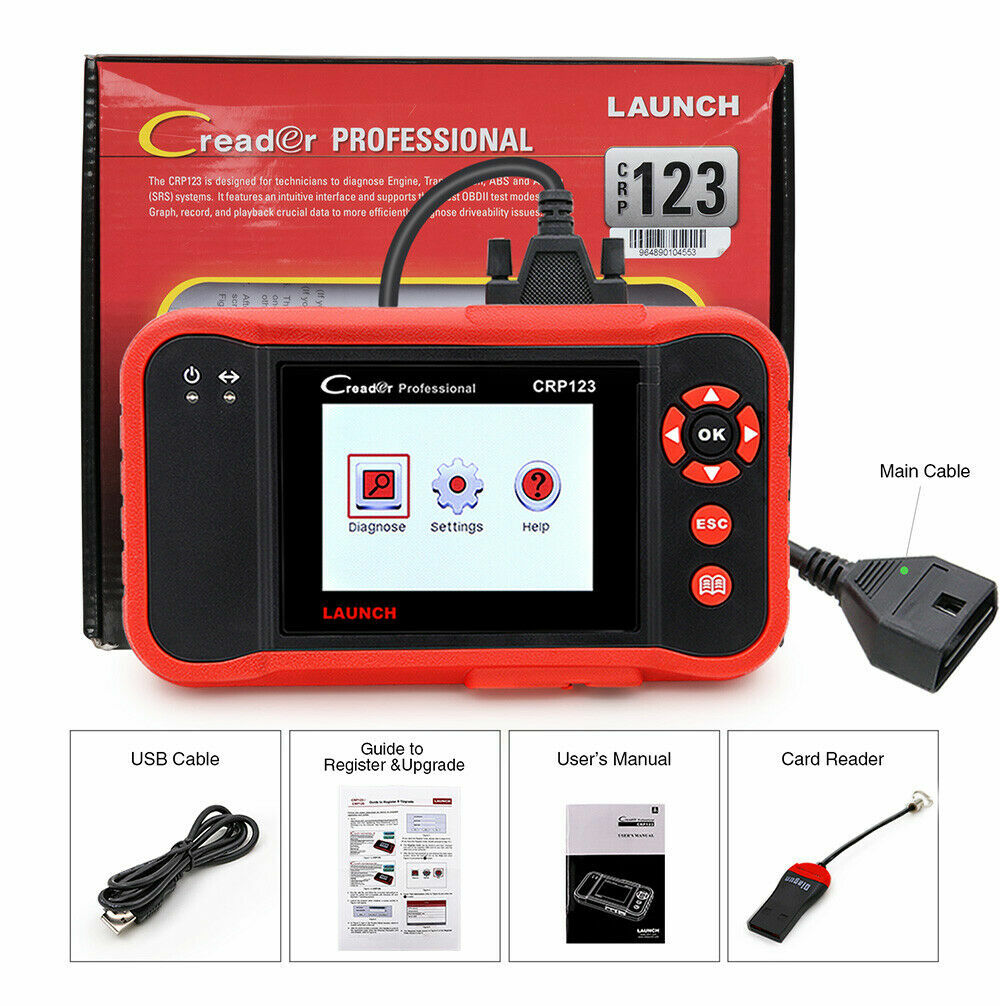 LAUNCH CRP123 OBD2 Scanner Transmission ABS SRS Code Reader Diagnostic Scan Tool