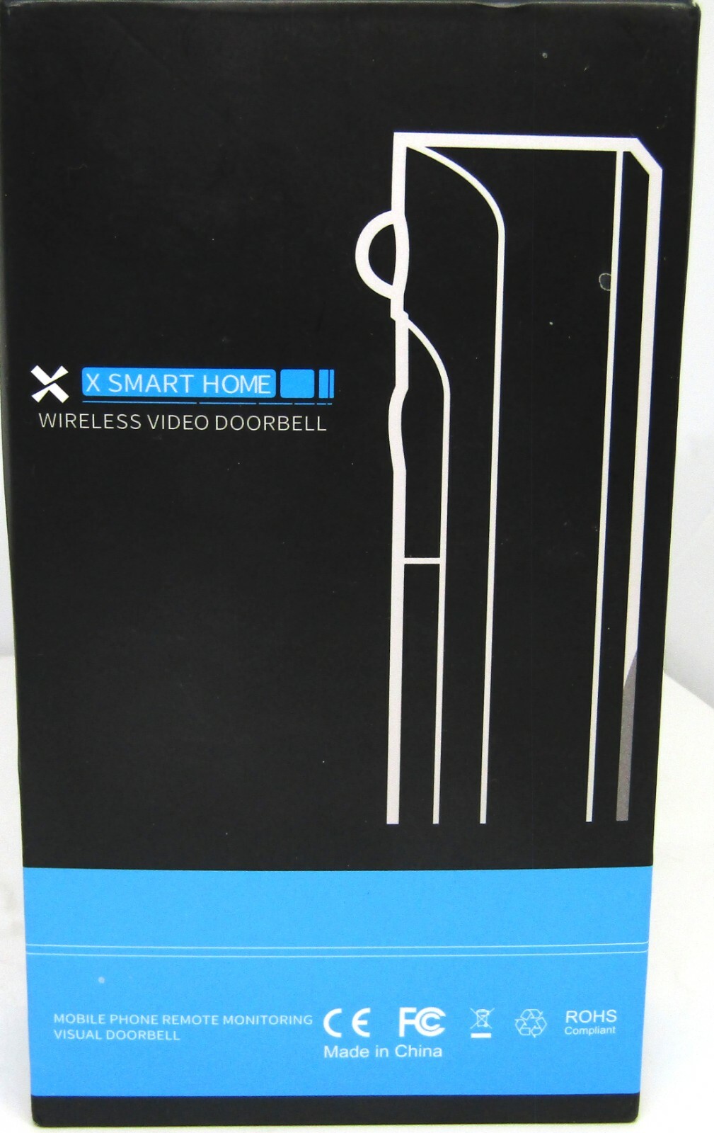 X Smart Home Wireless Video Doorbell Mobile Phone Remote Monitoring.  New.