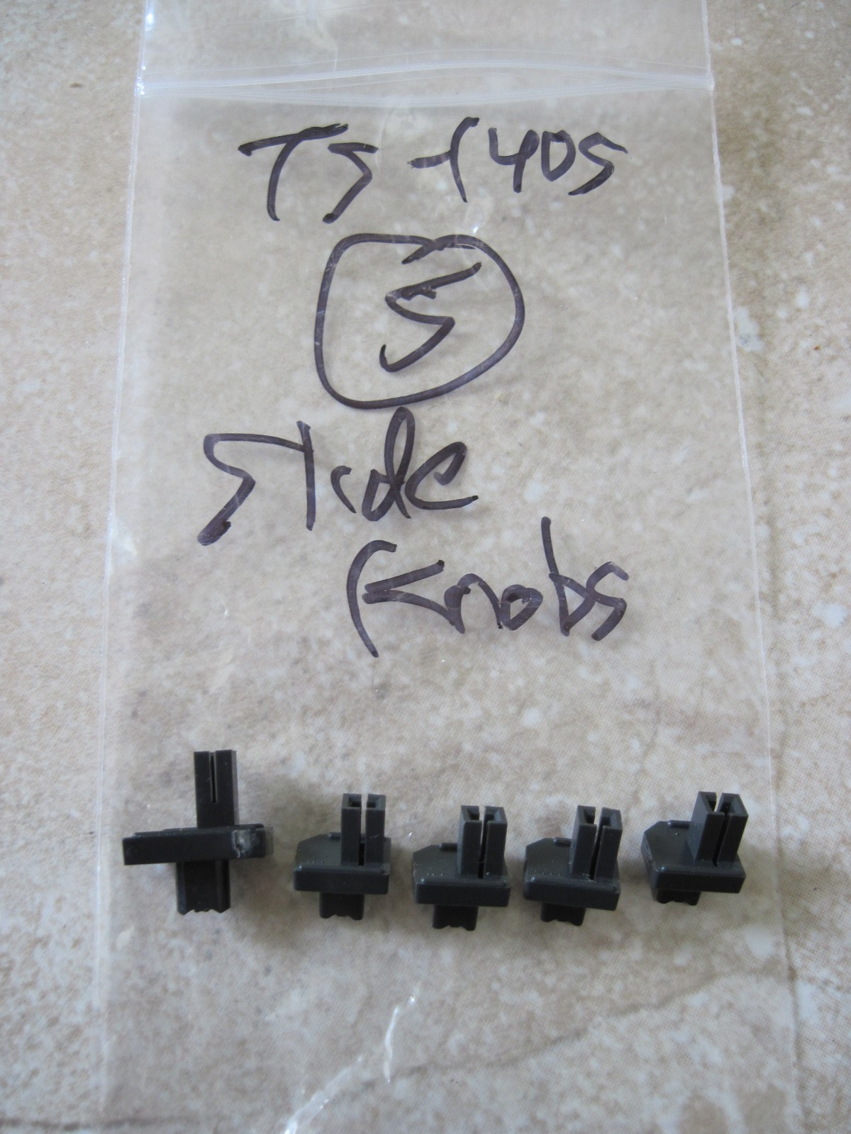 Kenwood TS-140S Front panel knobs for slide switches (5 pcs) in Very good shape