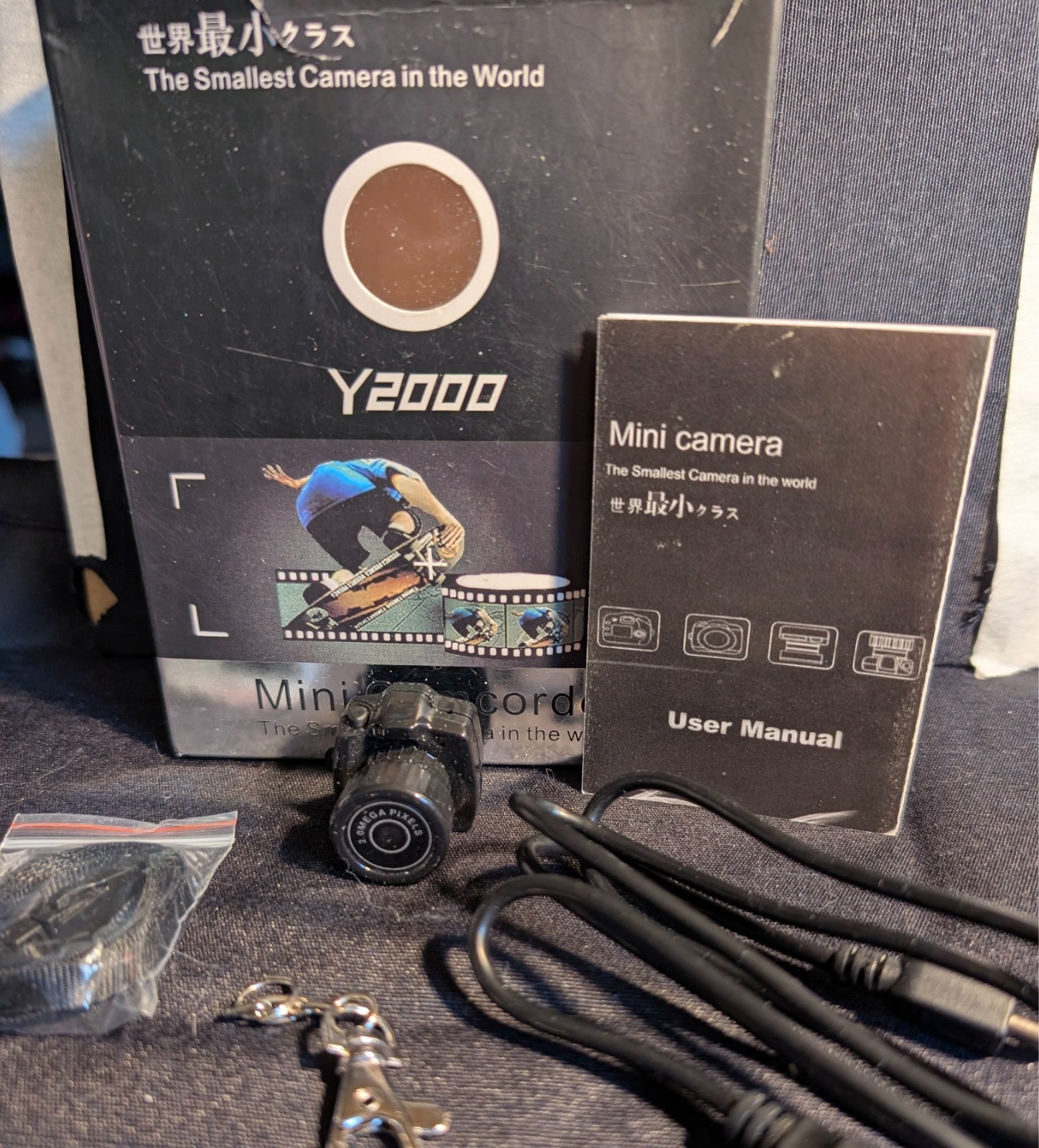 Mini Camcorder the Smallest Camcorder in the World One-Touch All Function Y2000