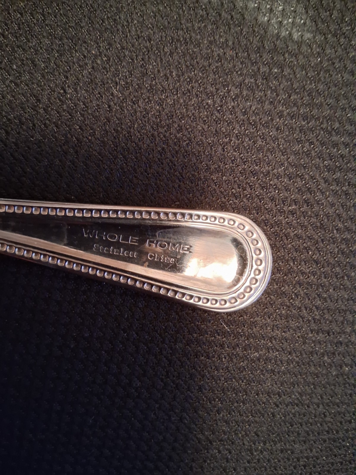 11-Mixed WHOLE HOME Stainless Beaded Flatware