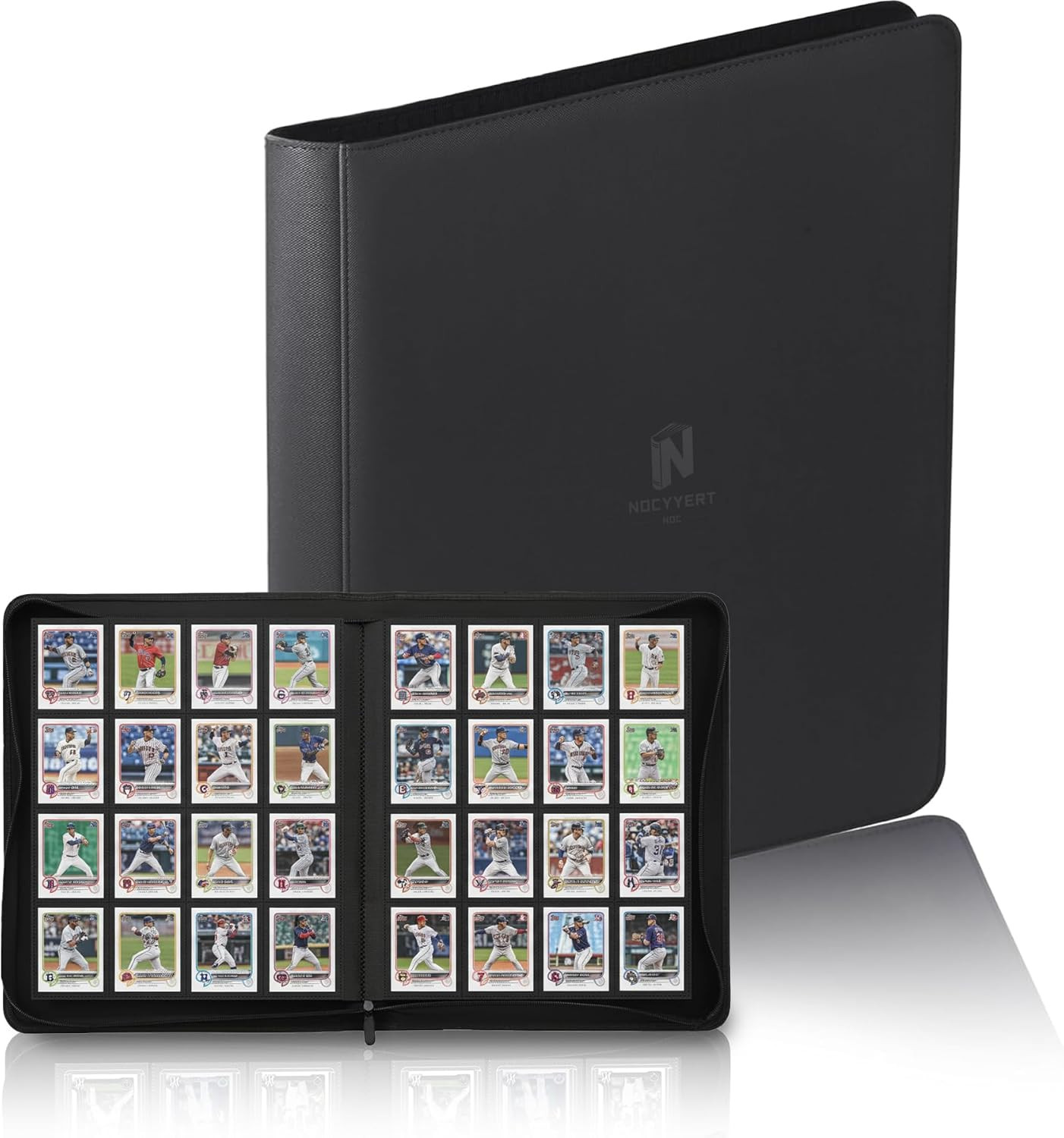 1000+ Pockets Premium Trading Card Binder, 16 Pockets Trading Card Binder Ringle