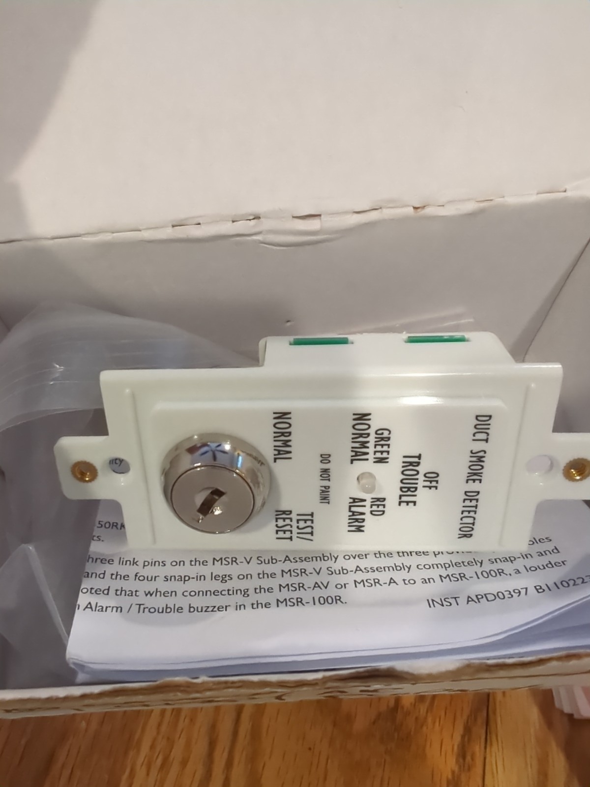 Air Products Duct Detector Remote