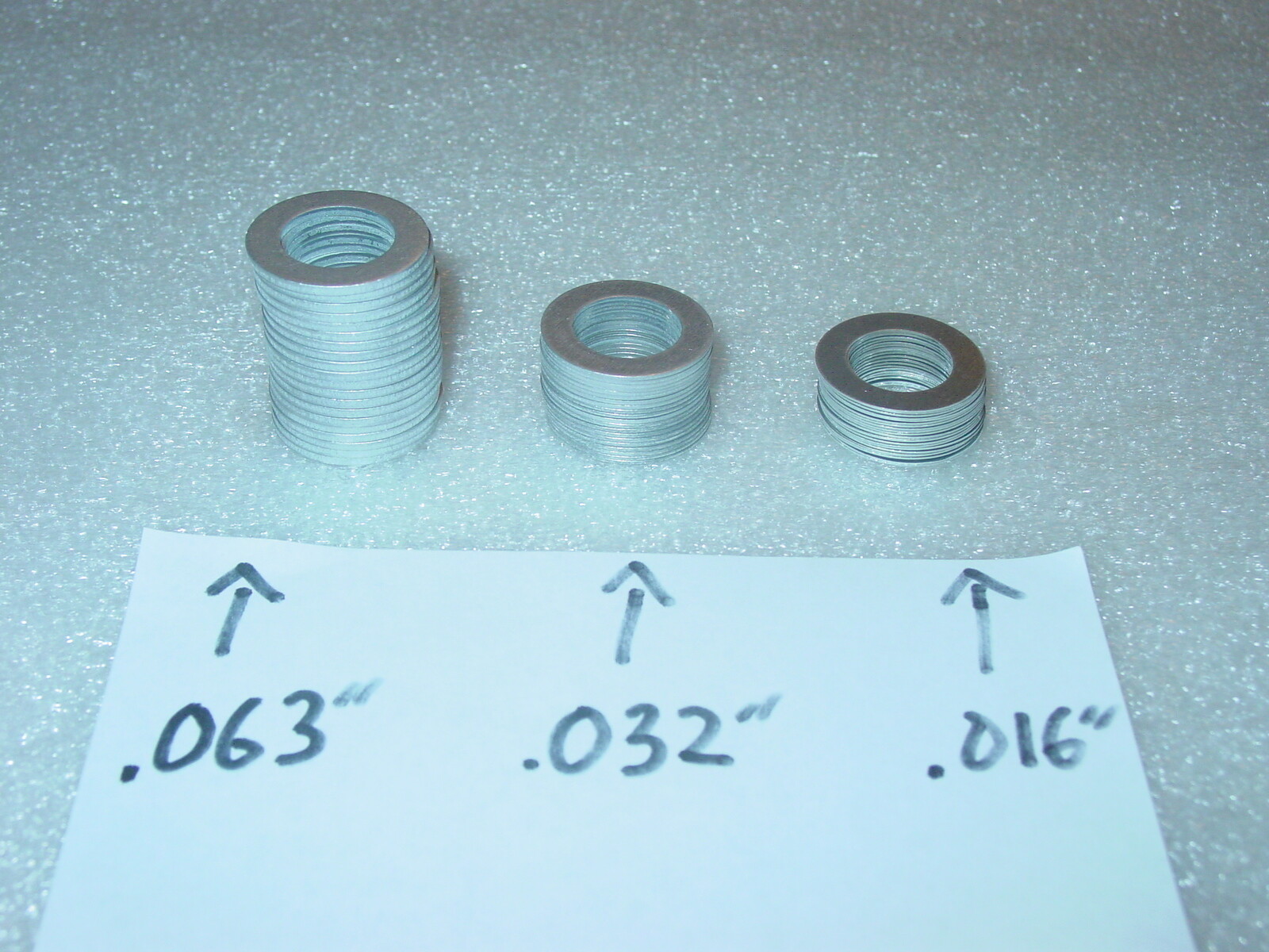 Cook Bros Bullseye Bottom Bracket 5/8" Spindle Kit Spacers Washers Shim Aluminum