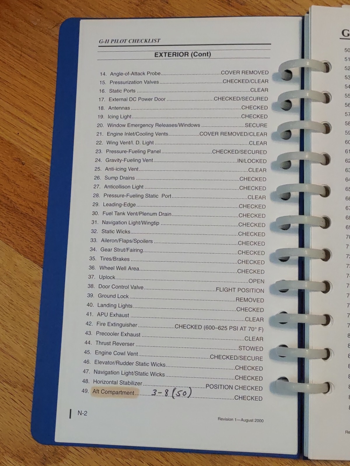 Gulfstream - Honeywell G2 Pilot Procedures Checklist FLIGHT SAFETY
