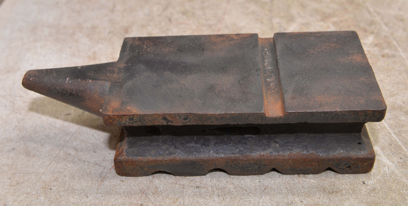 Rare antique 20 lb anvil jeweler blacksmith knife maker swage block forming tool