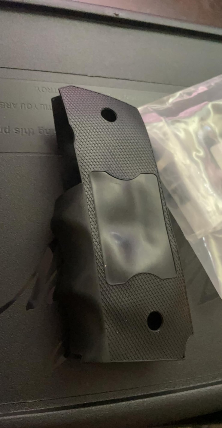 Rubber Grip Sleeve 1911 Full Size Commander Govt 2 Pieces Anti Slip Insert USNew