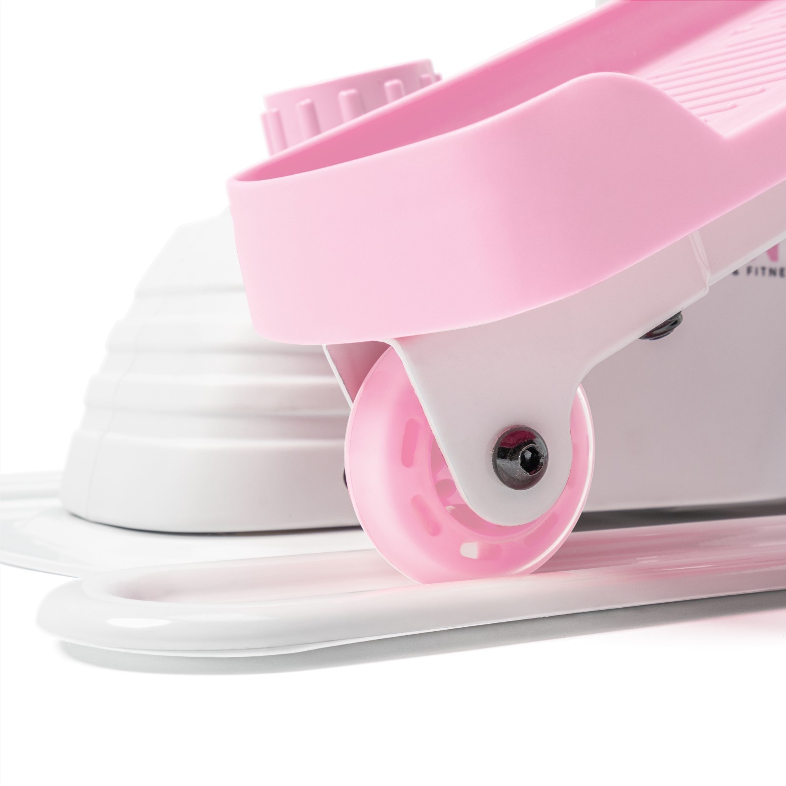 Pink Sitting Under Desk Pedal Exerciser Portable Training Machine Leg Exercise
