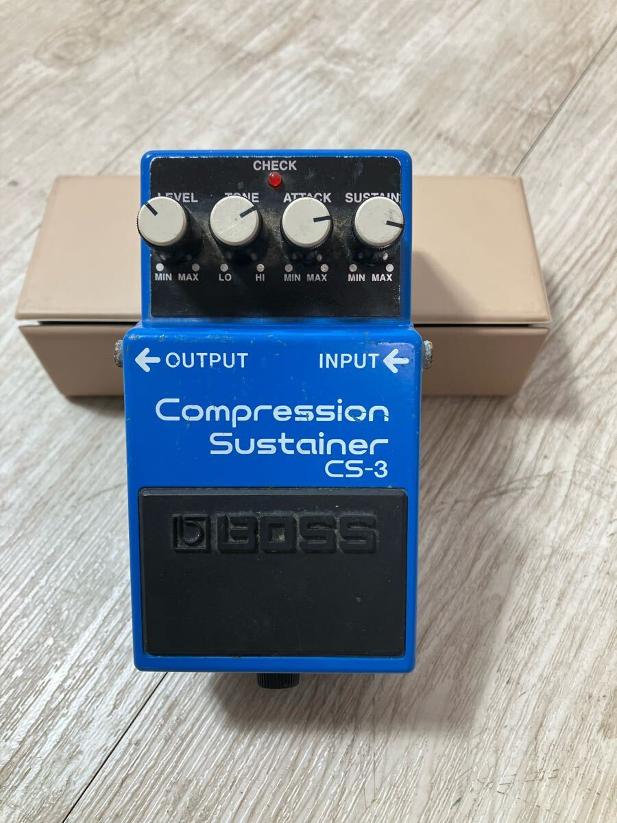 BOSS CS-3 Compression Sustainer Guitar Effect Pedal used