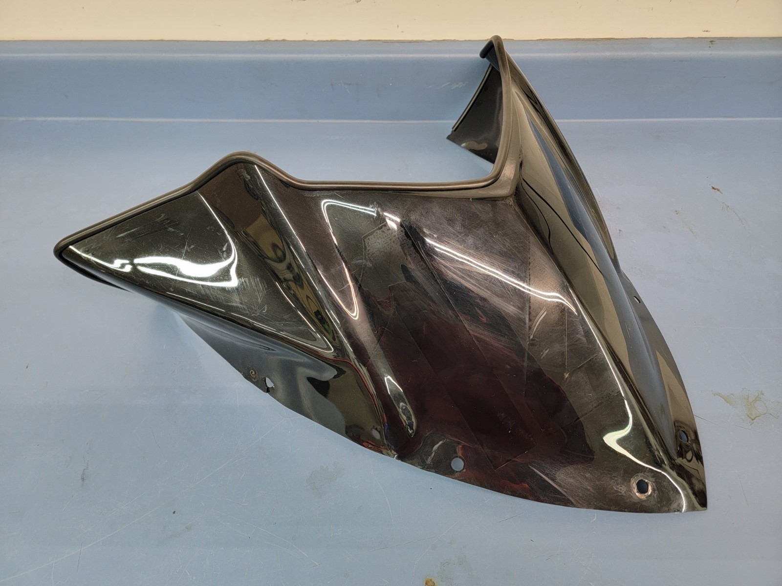 7606-540 Arctic Cat Low Black Windshield @2 OEM