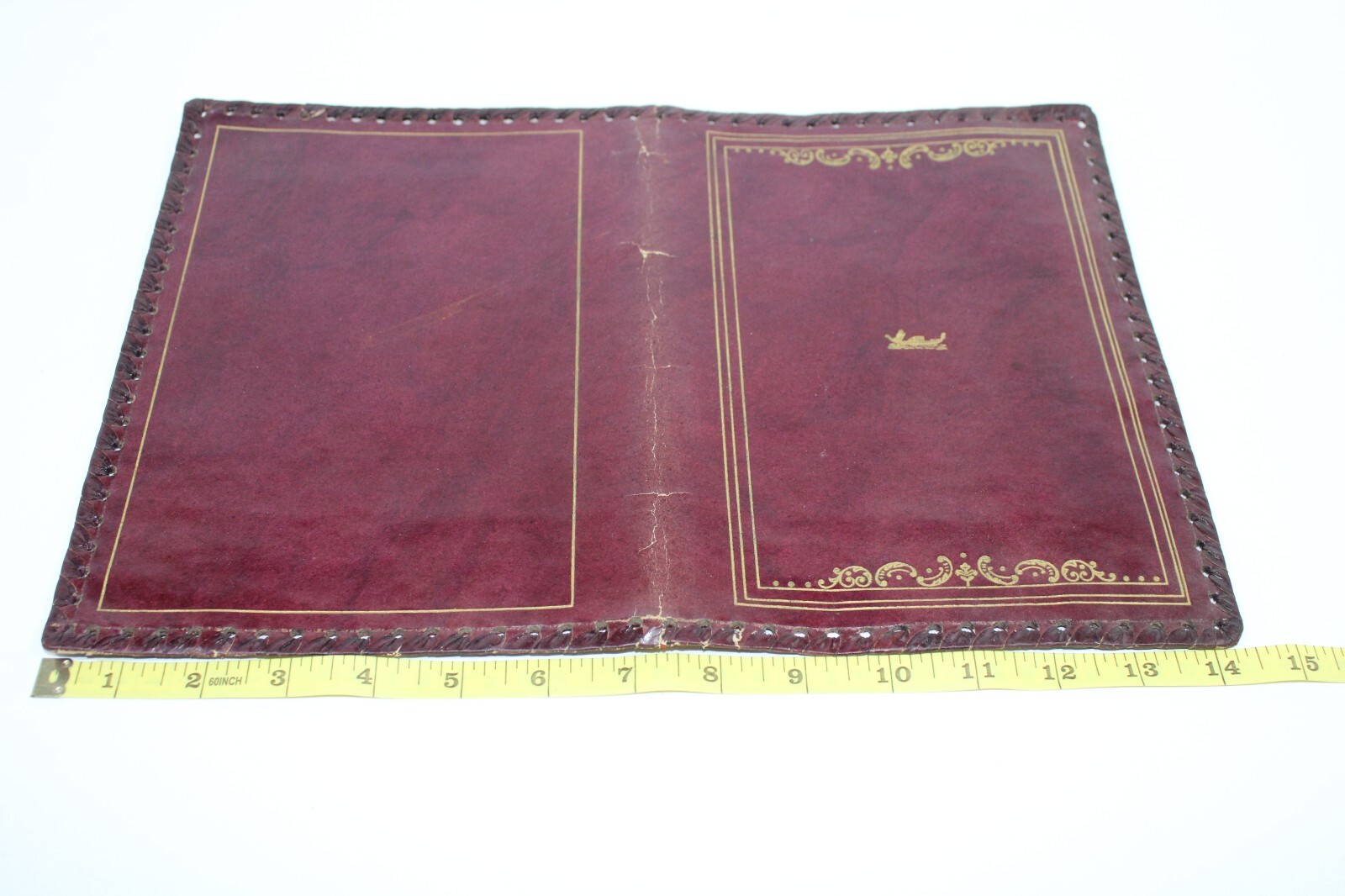 4 Vintage Leather Book Covers