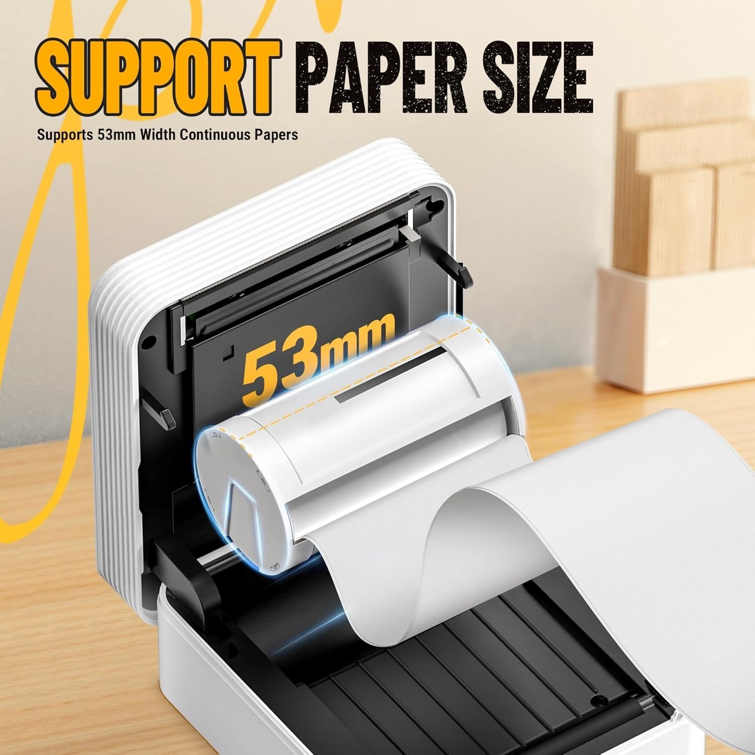 Máquina para hacer pegatinas con 3 rollos de papel y múltiples plantillas NEW US