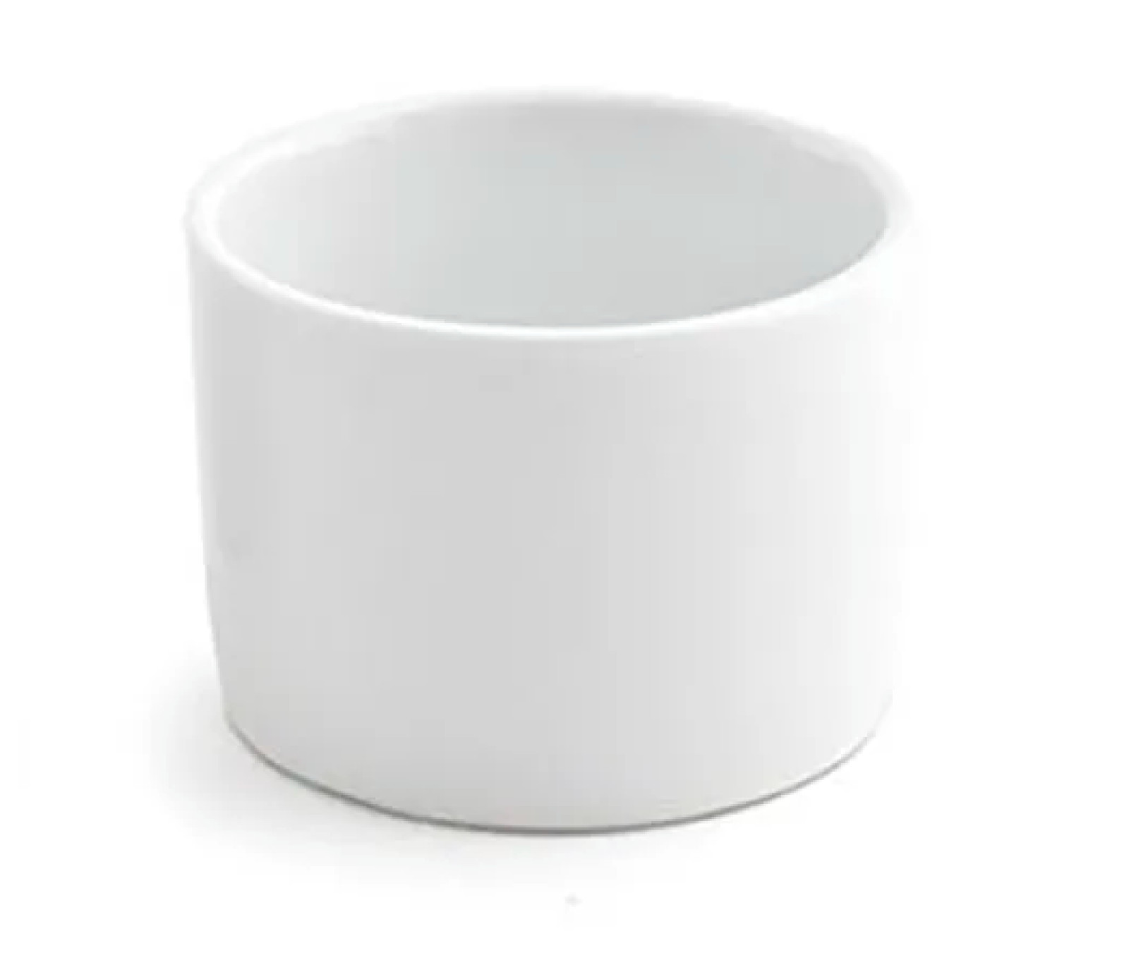 NEW 24 Pack Mod 2.5 oz. Bright White Square Porcelain Ramekins FOH DSD028WHP24
