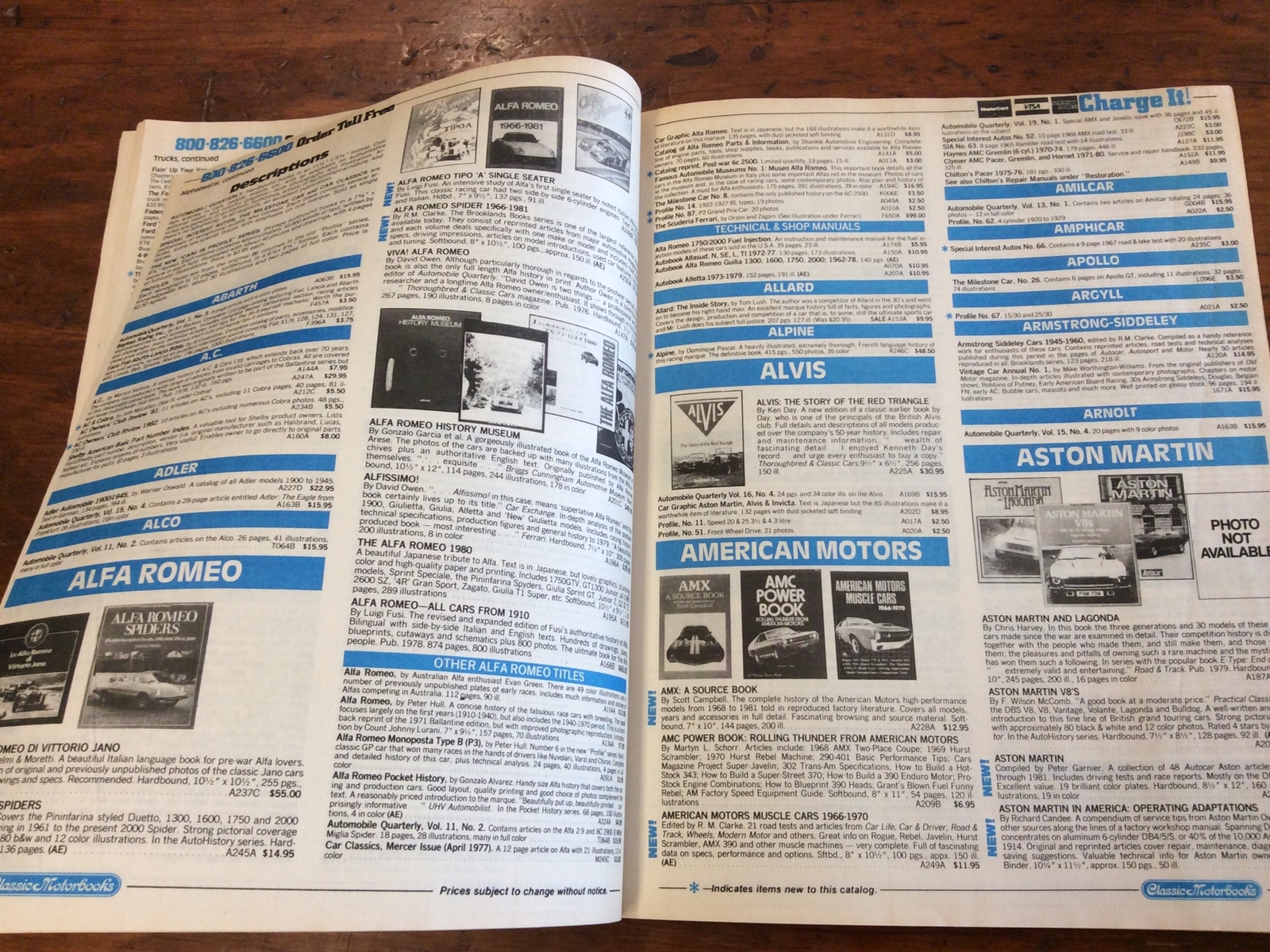 Classic Motorbooks 1983 Catalog