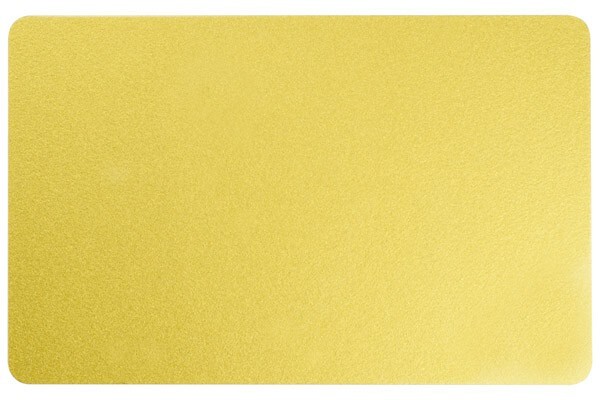 High Quality Gold PVC ID Card (CR80/Credit Card Size, 2.13" x 3.38") Pack of 500