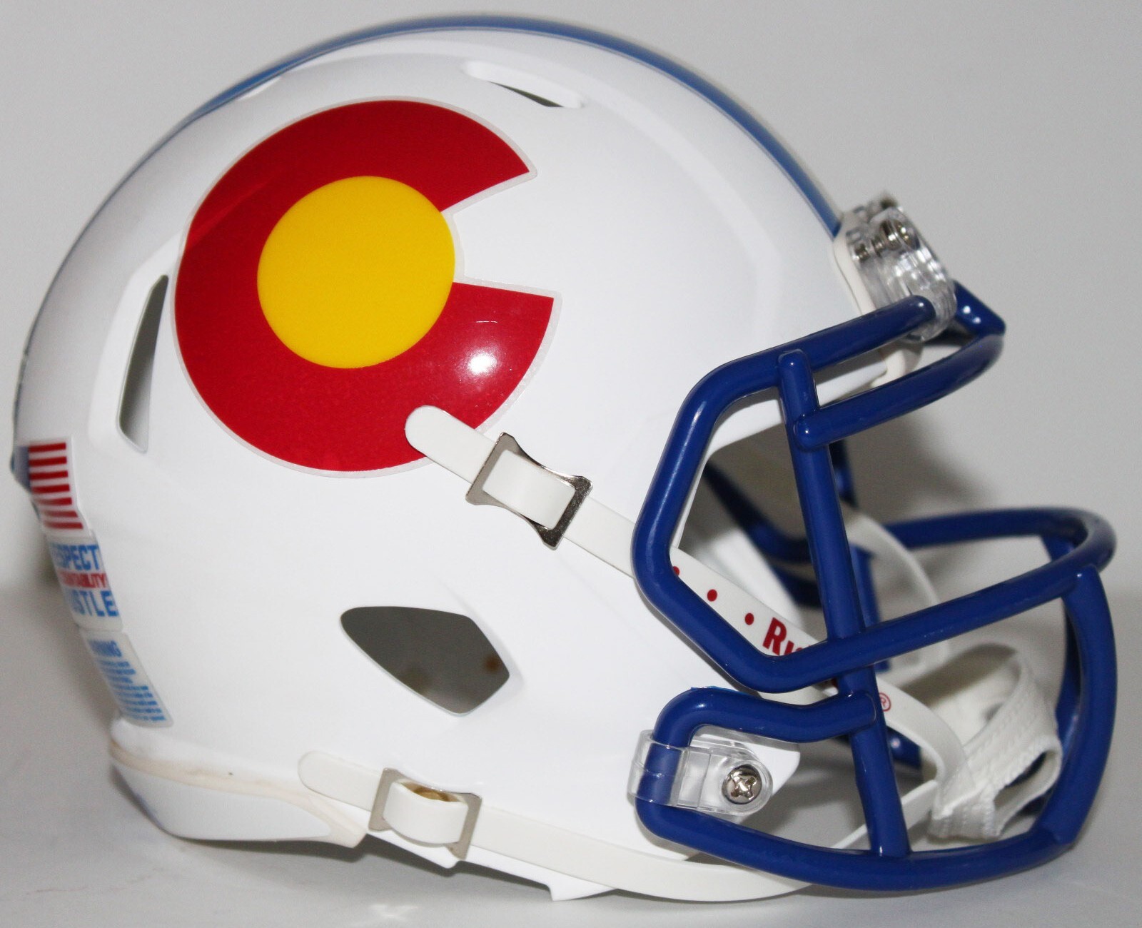 2024 Colorado State Rams Custom Riddell Mini Helmet vs UTEP
