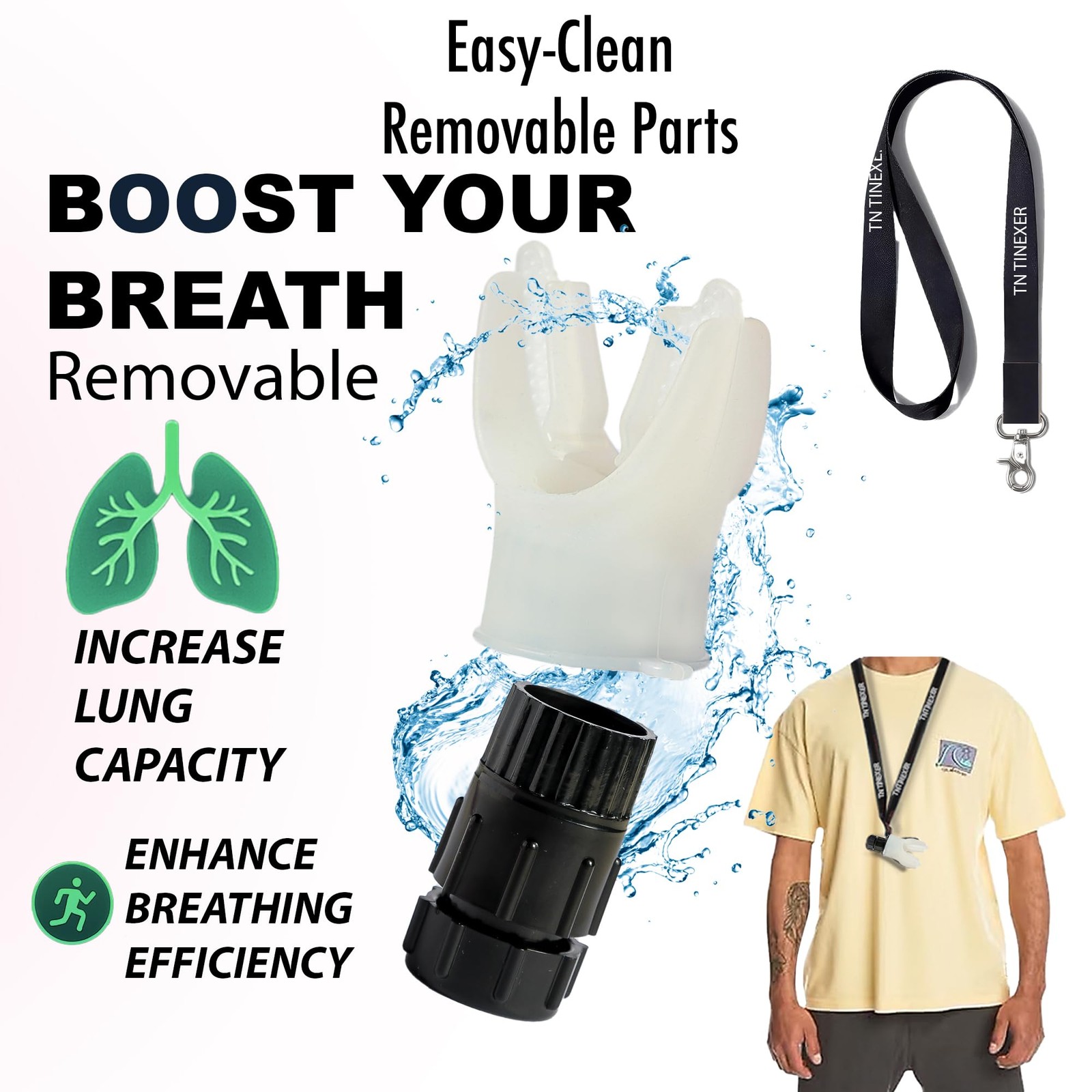 Incentive Spirometer & Lung Trainer for Adults – Portable Breathing Exercise ...