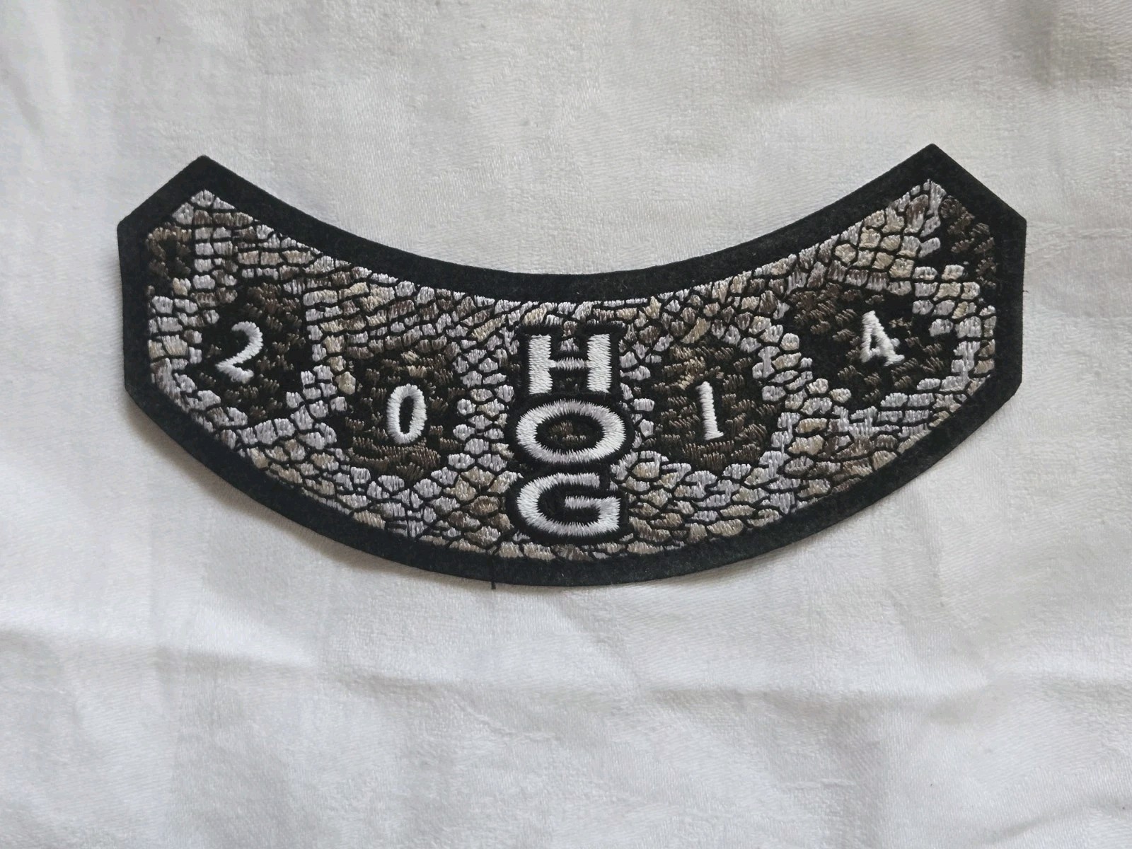 HOG 2014 Rocker Patch  HARLEY OWNERS GROUP HD MC