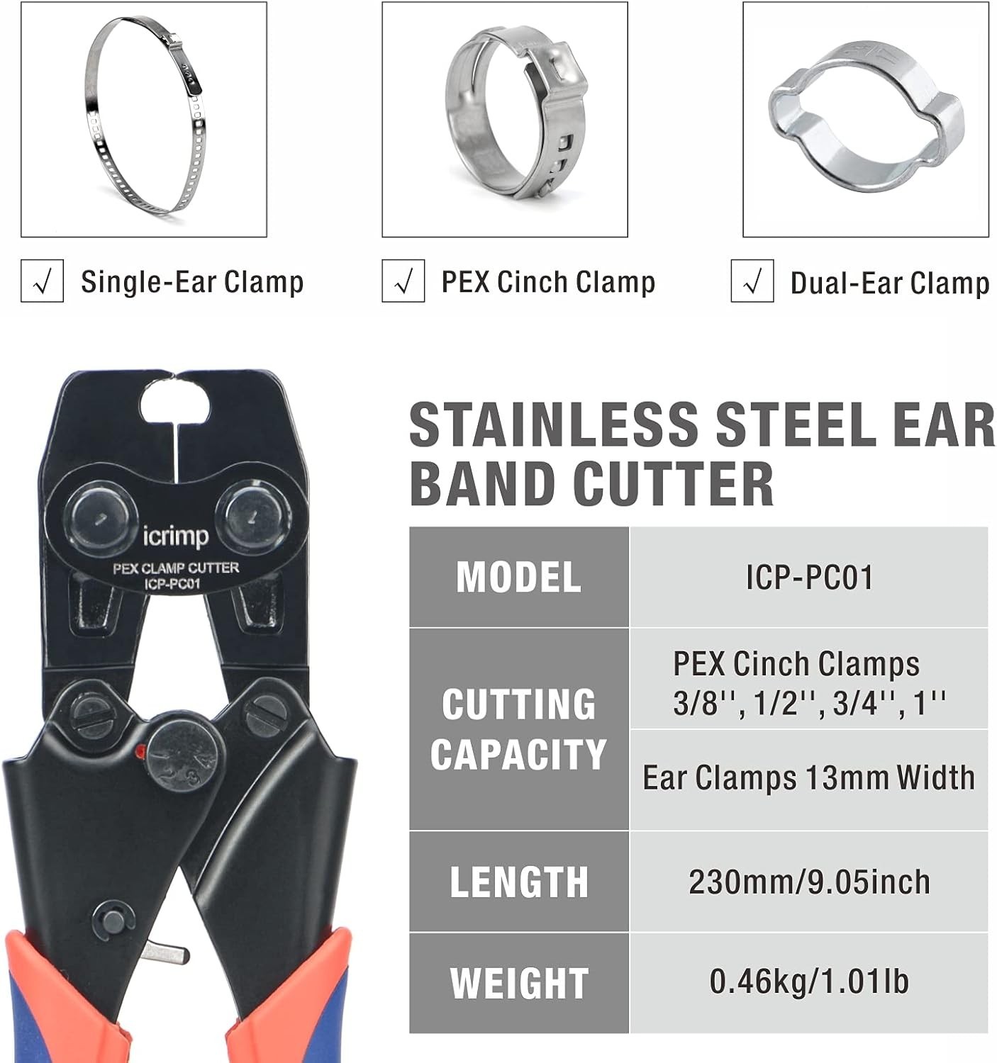 iCrimp PEX Cinch Clamp Removal Tool.