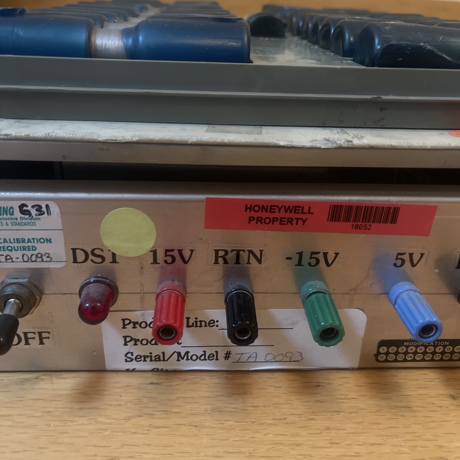 King Bendix Multiple Power Supply Test Aid With Plug Gage Set! Avionics Testing!
