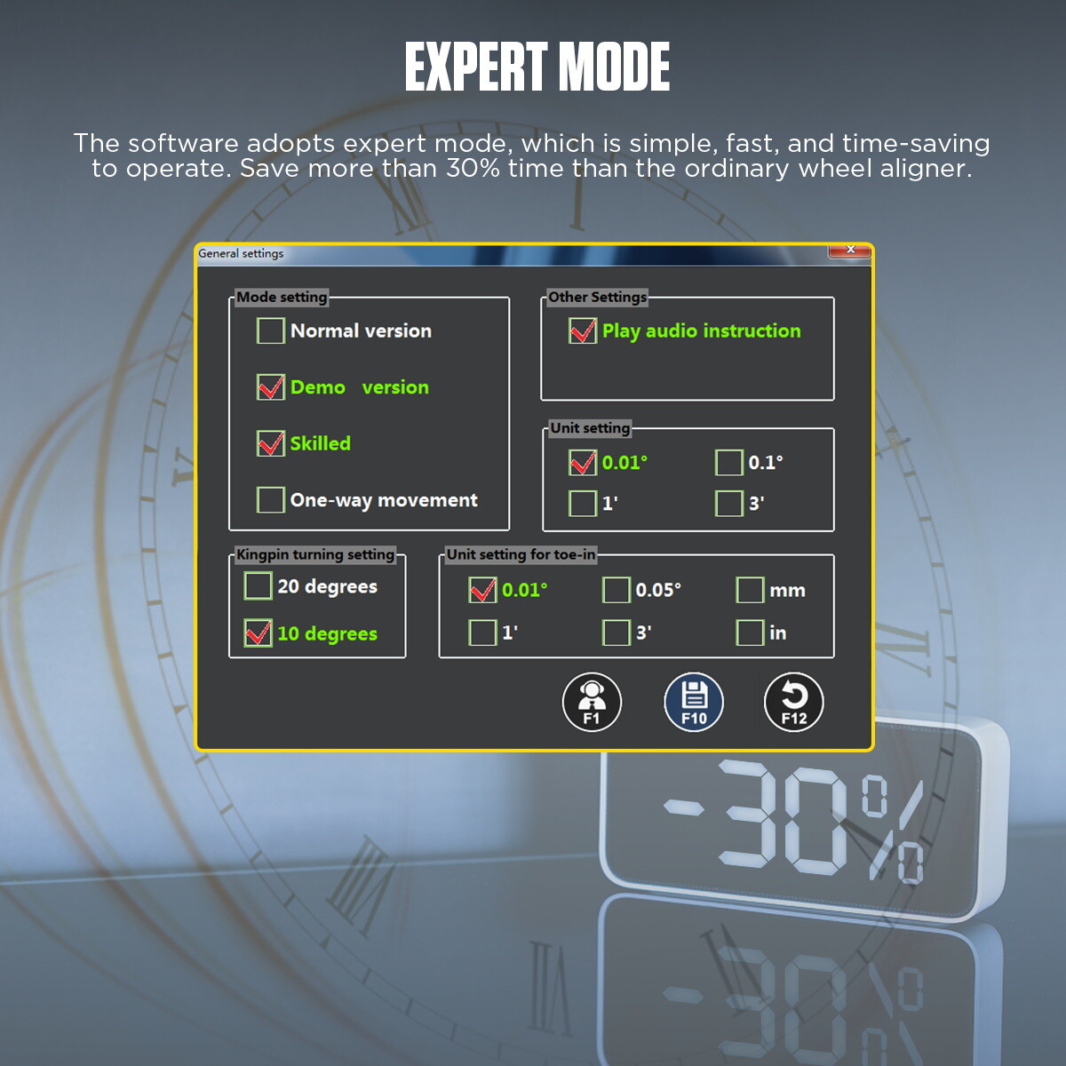 3d Wheel Alignment Machine Wheel Aligner For 4-post Lifts Software Upgrade Print