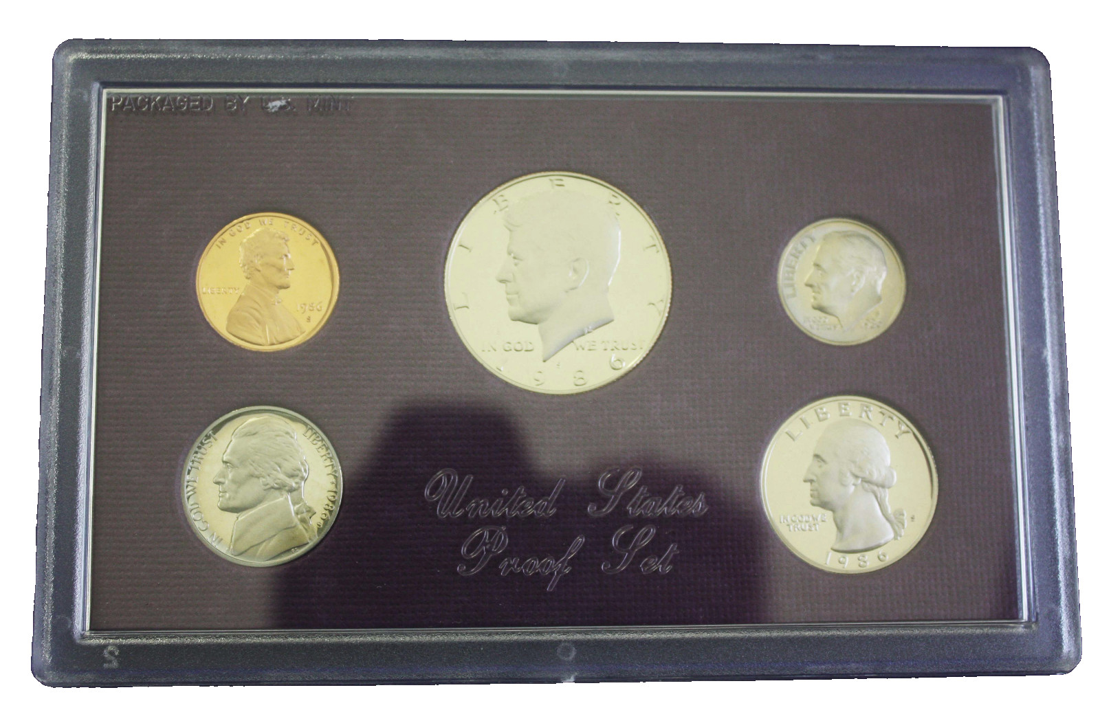 1983-S Proof Set U.S. Mint Original Hard Lens Presentation Case As Pictured