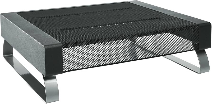 Rolodex 82411 Wire Mesh Monitor Stand, Supports up to 35 lbs - 14.125 in. X 1...