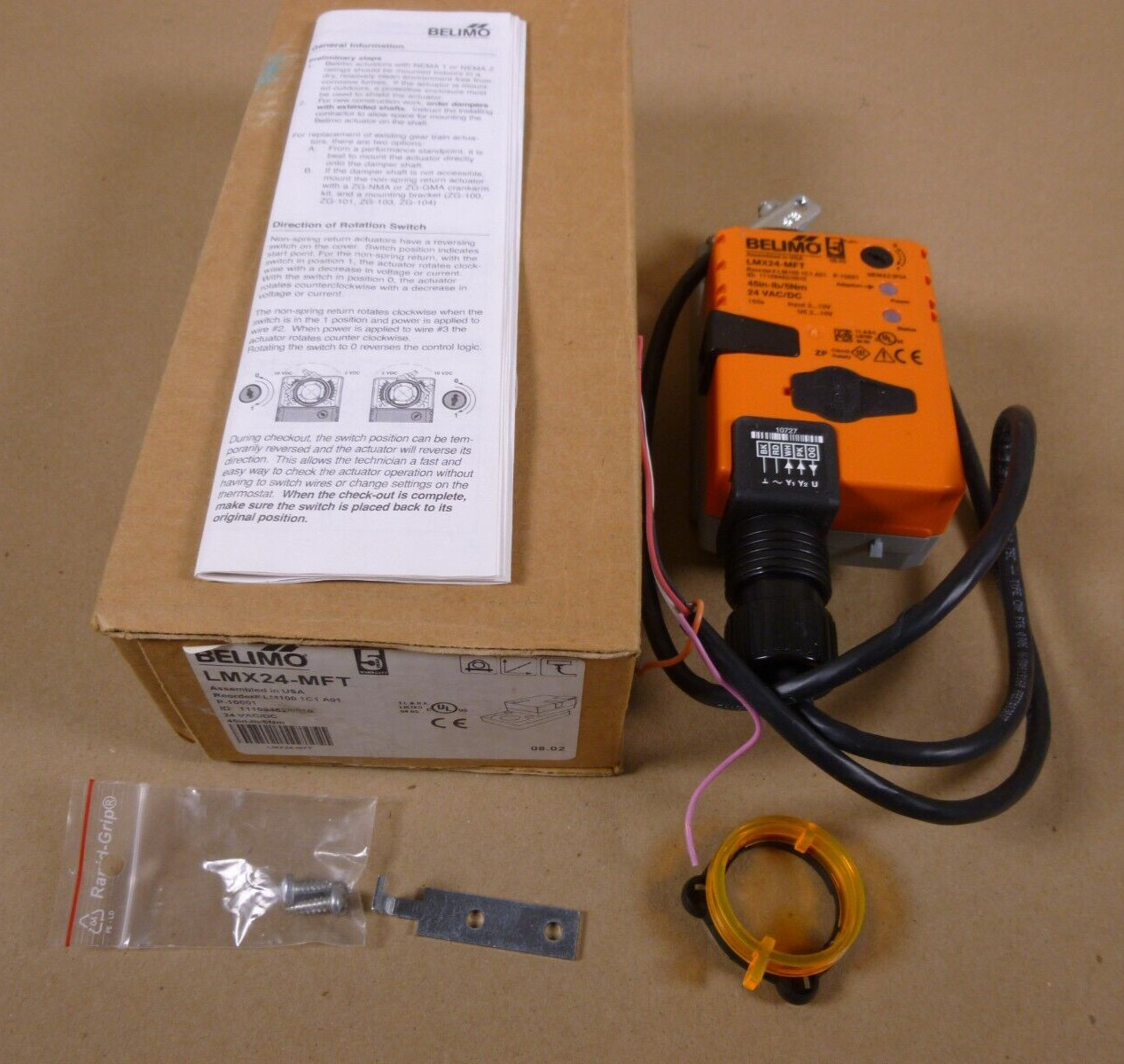 Belimo LM24-MFT USA Damper Actuator 24V 45in-lb 5Nm