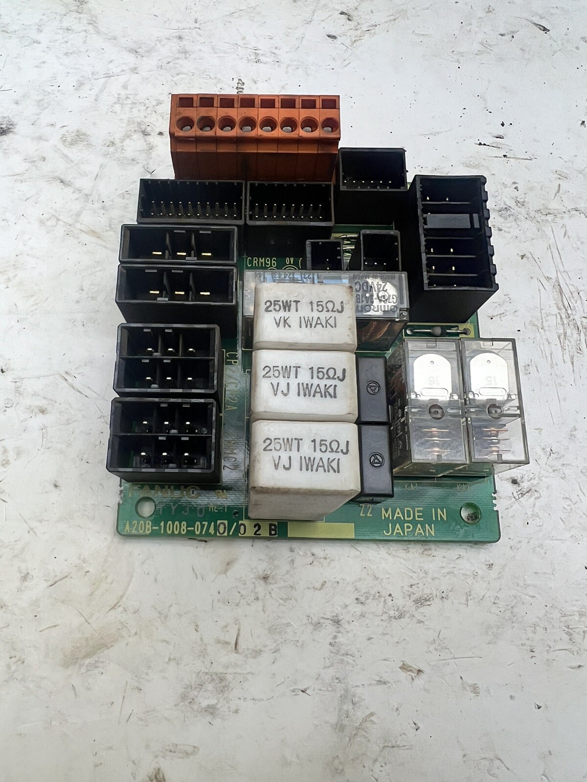 🔥Fanuc A20B-1008-0740/02B PCB, Used, Free Shipping🇺🇸