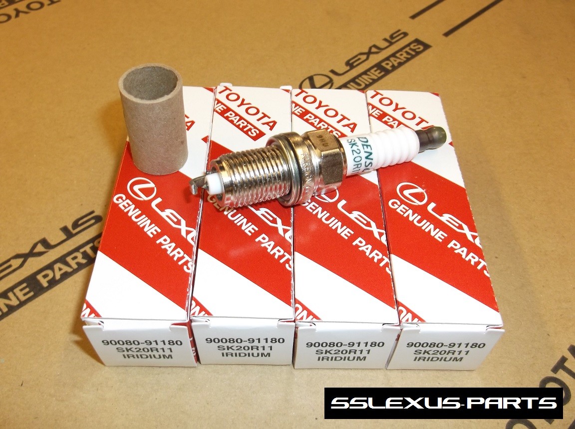 Toyota Camry (2002-2011) OEM Iridium SPARK PLUG SET (Qty 4) SK20R11 /90080-91180