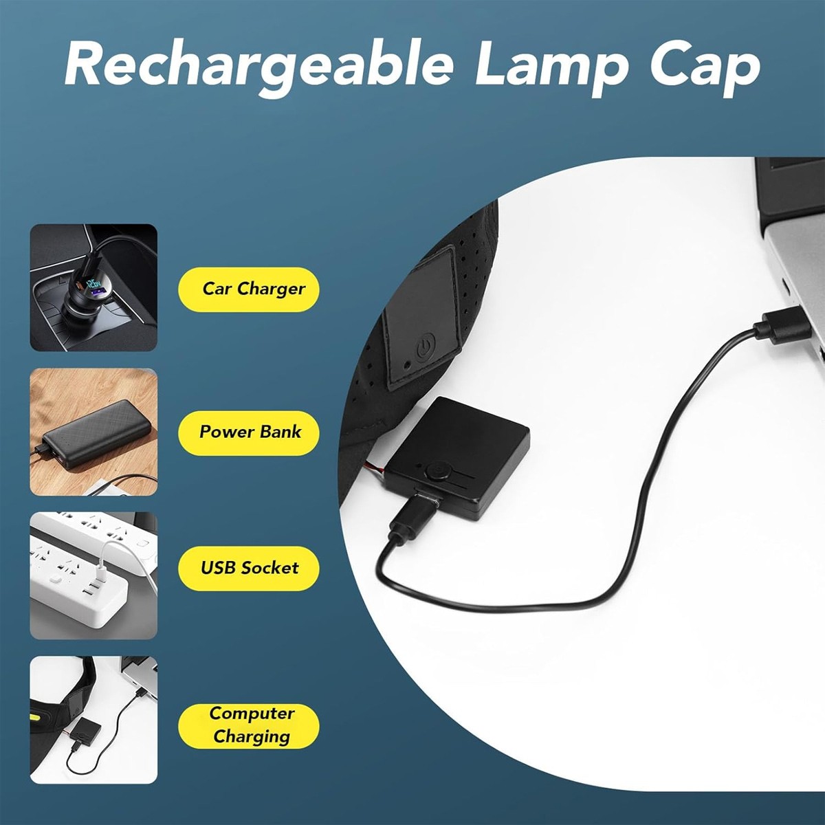 LED Strip Baseball Cap Lightweight Performance Strobe Outdoor Use Gift Hat