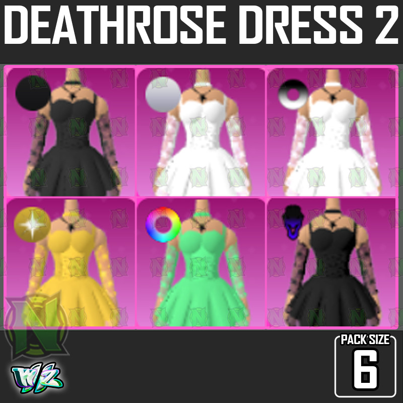World Zero WZ - 6 PACK - DEATHROSE DRESS #2