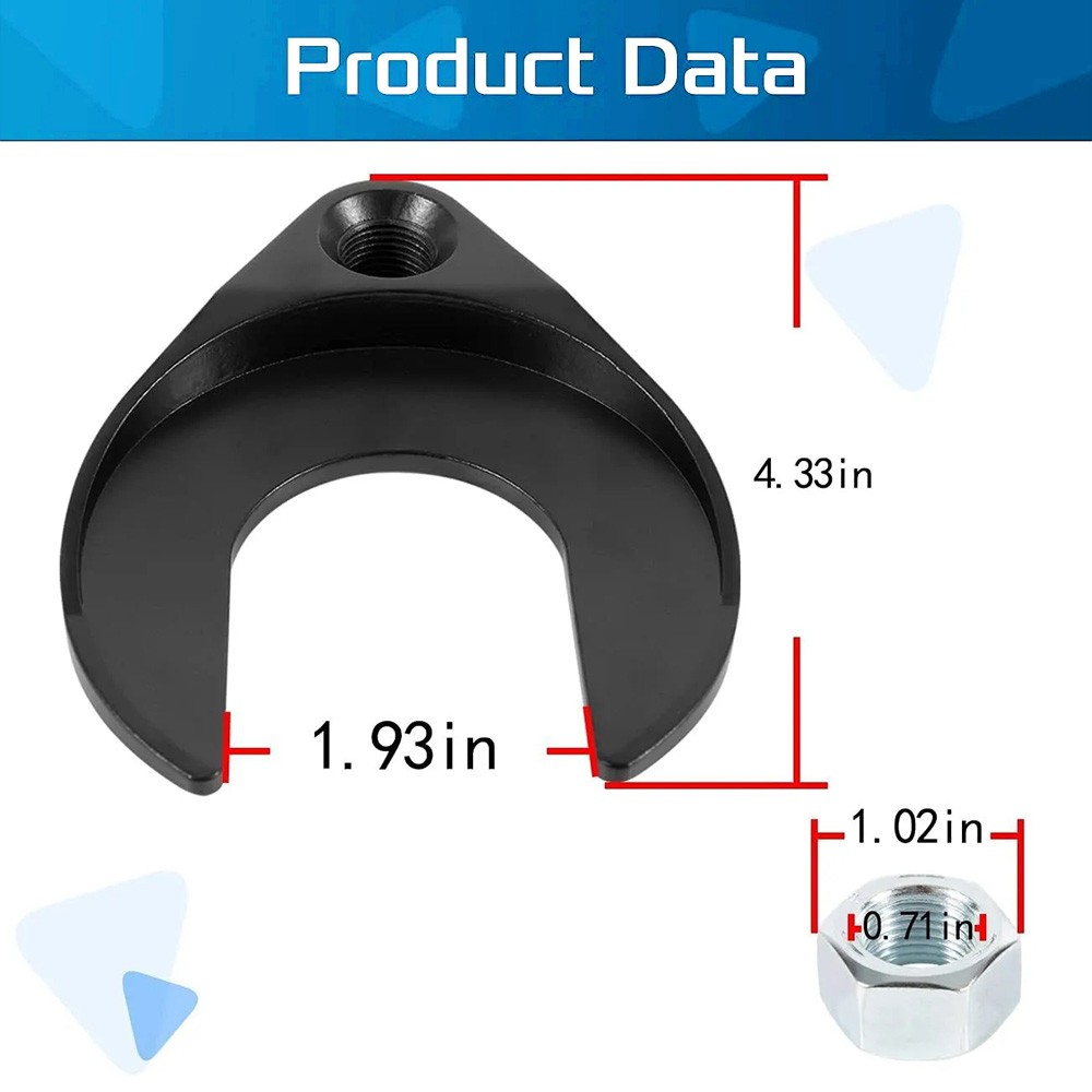 U-Shaped CV Joint Puller 48mm Fork Axle Remover 5/8-18 Thread @