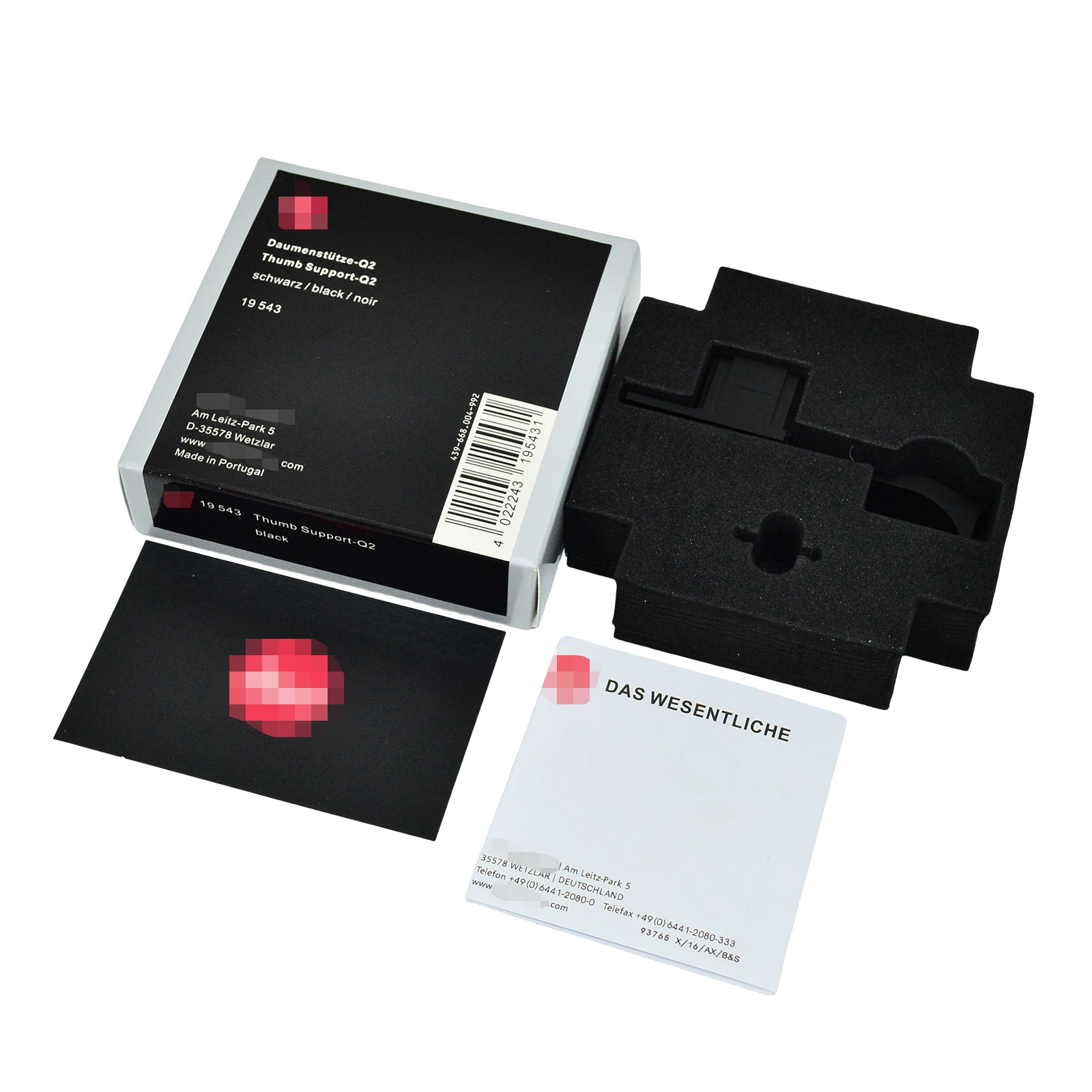 For Leica Q2 Thumb Support – Black (Model 19543)