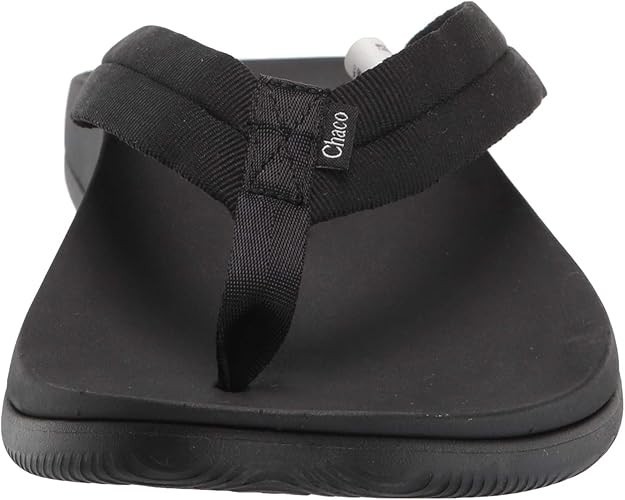 Chaco Men's Chillos Flip Flop Thong Sandal Lightweight Black Size 9