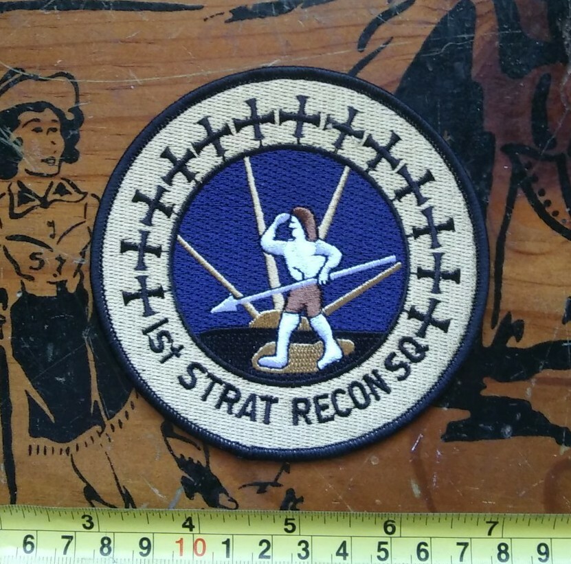 USAF 1st Strat Recon Sq Patch Strategic Reconnaissance Squadron Military Patch