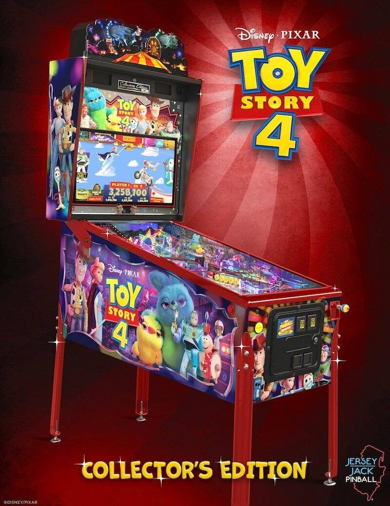 New In Box JJP Jersey Jack Toy 4 Story CE Collectors Edition Pinball Machine