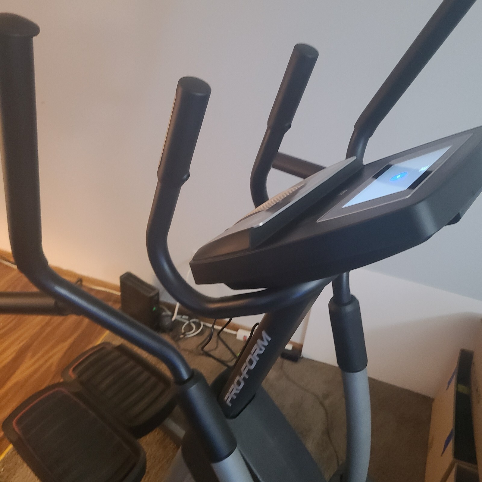 Pro form HIIT CS elliptical exercise machine gray and black