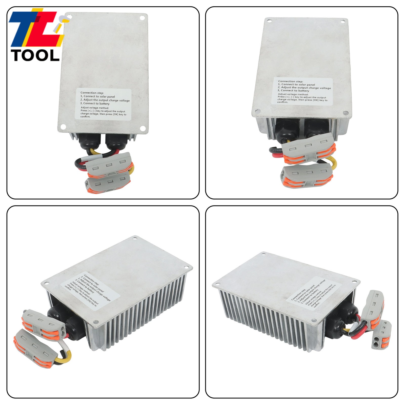 MPPT Solar Charge Controller 400W 24-85V Boost Waterproof LED Adjustable