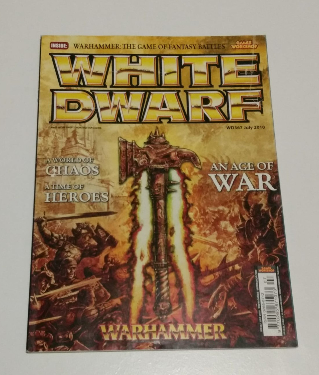 White Dwarf Magazine - Issue WD367 - July 2010 VGC