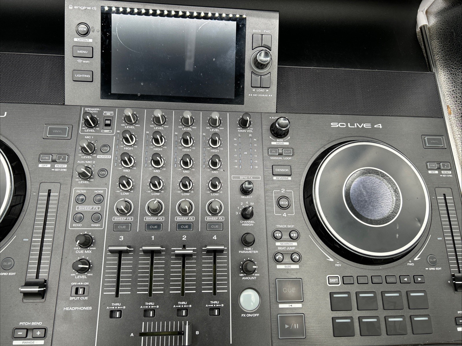Denon DJ JP21 SC Live 4 Standalone DJ Controller System *FOR PARTS*