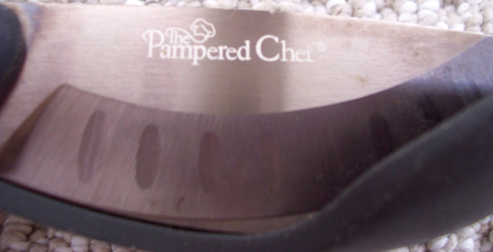 Pampered Chef Salad Chopper Scissors Double Blade Shears