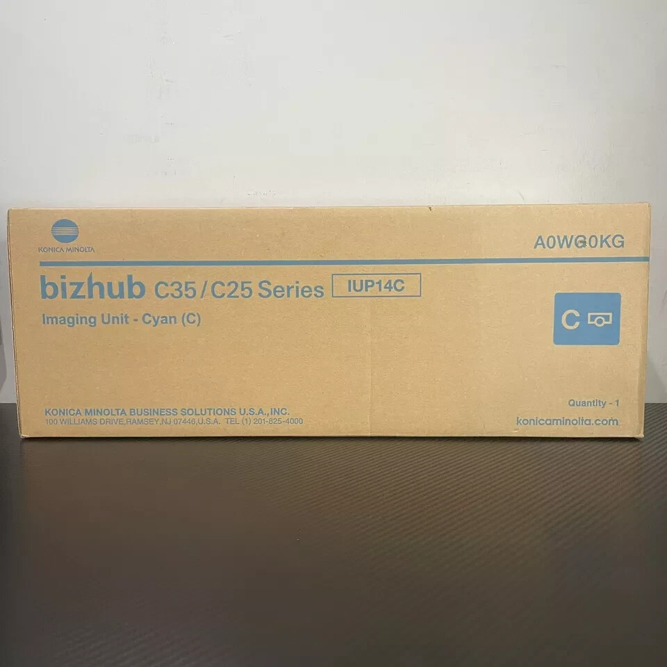 New !  Genuine Konica Minolta Bizhub C35 C25 C35P Imaging Unit IUP14C A0WG0KG