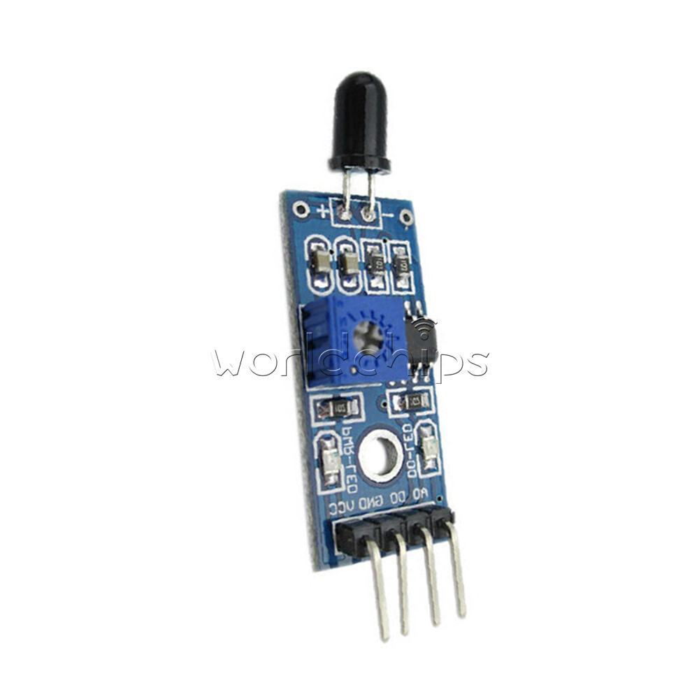 5PCS 3.3-5V IR Infrared Flame Detection Sensor Module Flame Sensor 4PIN