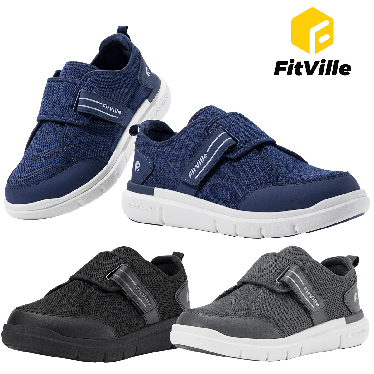 FitVille Diabetic Shoes for Men Extra Wide Walking Shoes Swollen Feet Neuropathy
