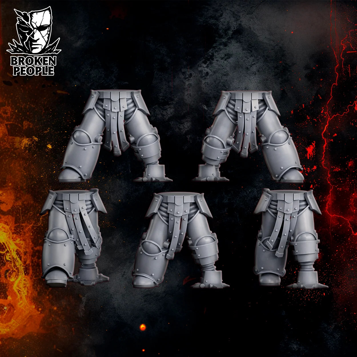 Augmented Legs Set - Resin Tabletop Miniature