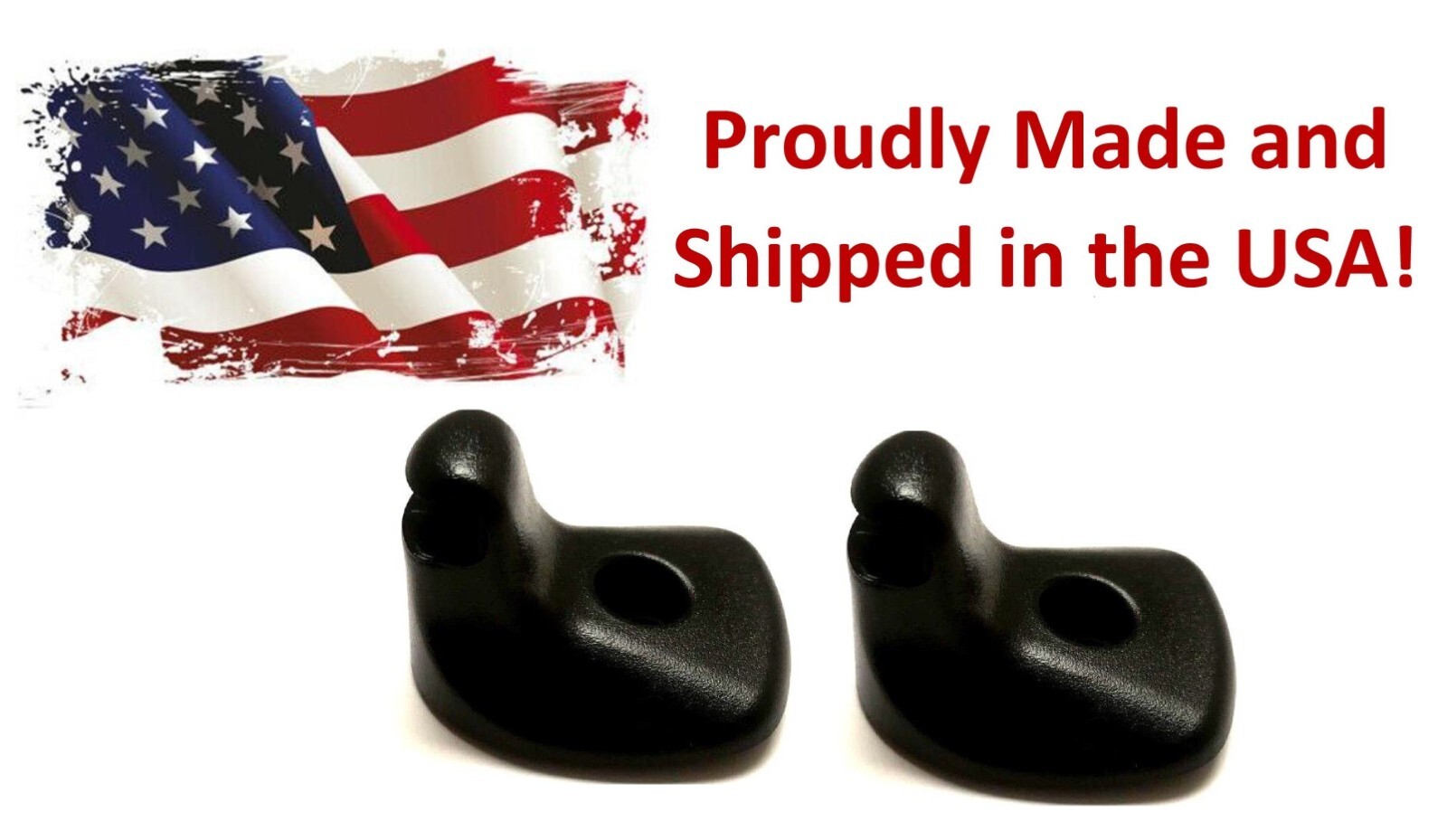 Sun Visor Replacement Support Clips fit 2011-2014 Dodge Avenger 1GW25DX9AA -2 pk