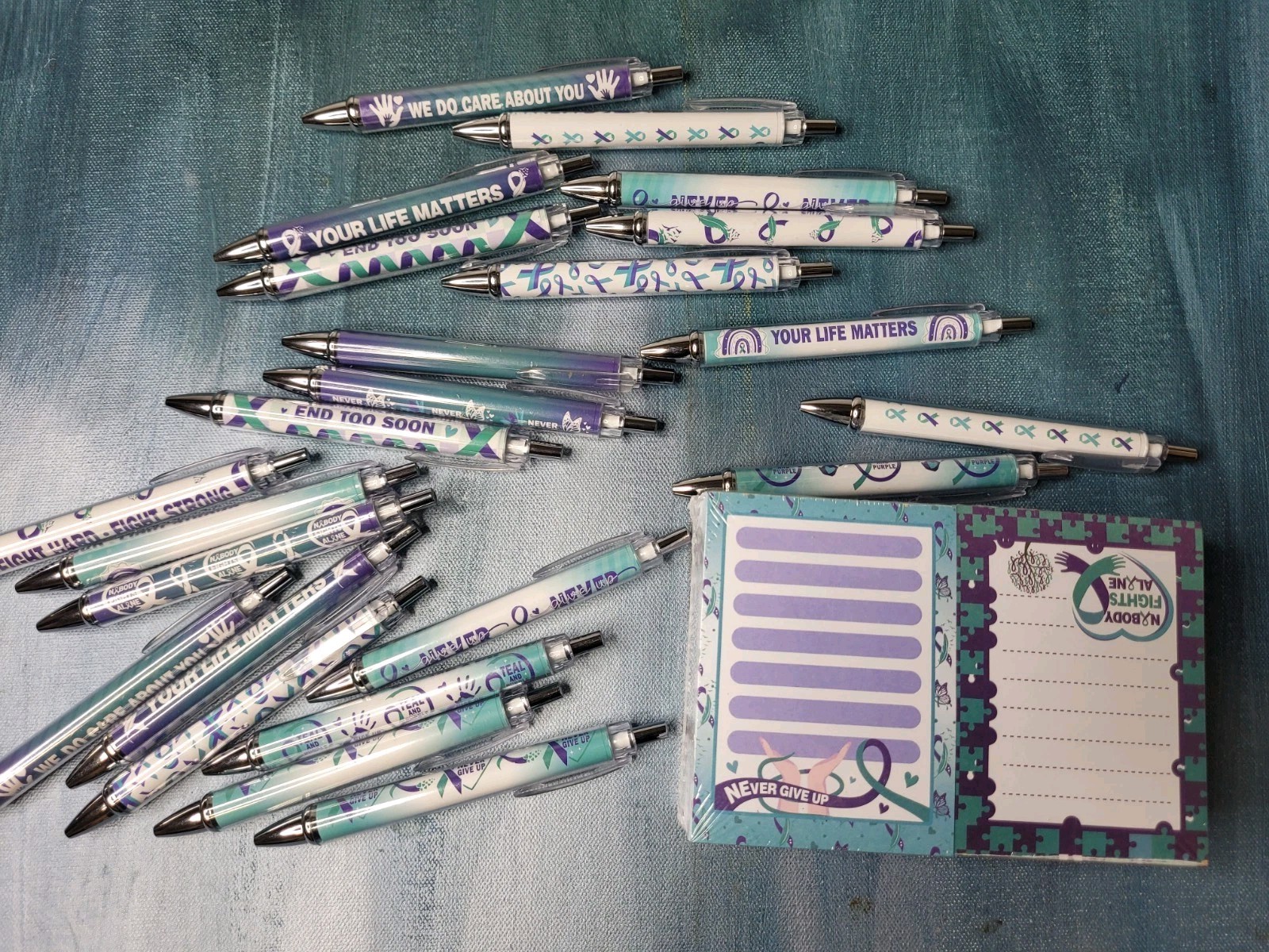 Suicide Prevention Awareness Pen & Pad Set