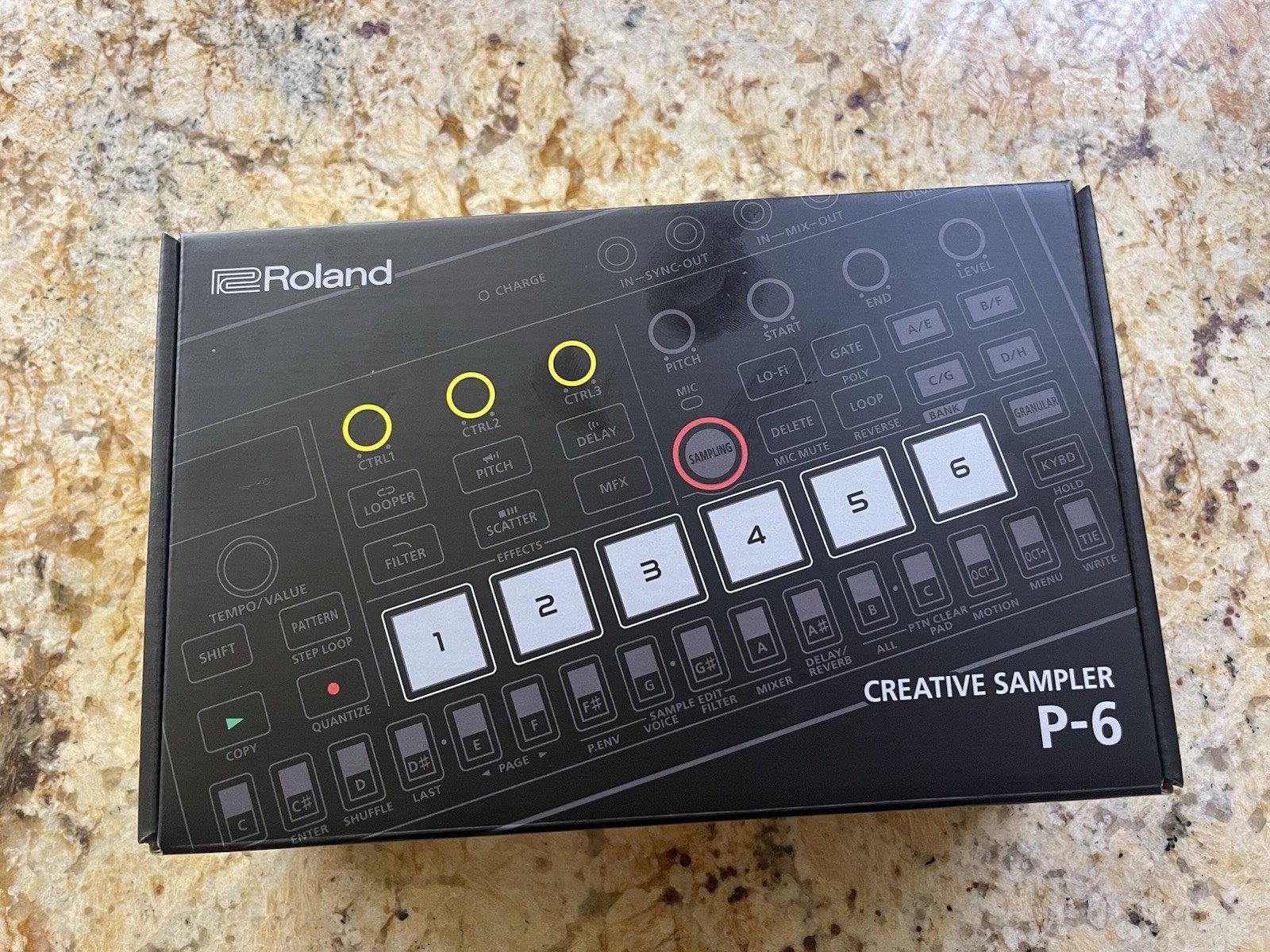Roland P-6 Creative Sampler Tabletop Digital Looper Pad Triggers Effects