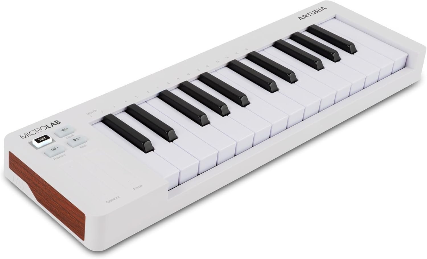 Arturia Microlab Mk3 25-Key USB MIDI Controller - White